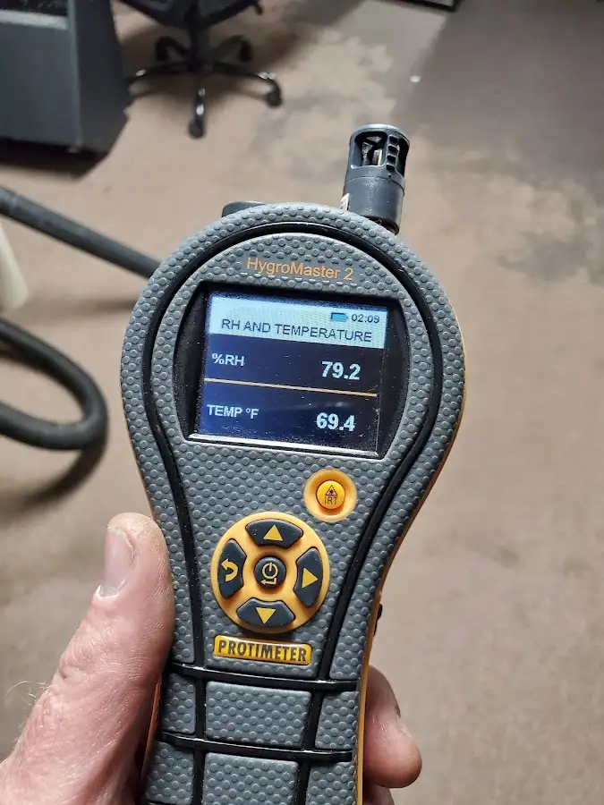 Moisture meter humidity assessment for Mold Remediation & Removal in South Londonderry